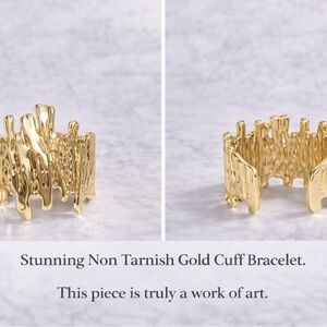 Elegant Gold Cuff Bracelet